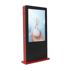 Màn Hình <span class=keywords><strong>TV</strong></span> 4K Ngoài Trời Hiển Thị Hệ Điều Hành Kép Độ Sáng Cao Thông Minh Siêu Mỏng Ngoài Trời Kỹ Thuật Số Signage Kiosk Thực Phẩm Kiosk - Product Image 1