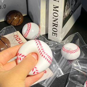 Juguete Antiestrés de Pelota Deportiva con Diseño de Dibujos Animados, Educativo, de Plástico, Unisex, Baloncesto, Fútbol, Béisbol, en Caja, Regalo Perfecto - Product Image 5