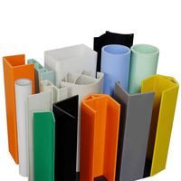 Profils en PVC extrudé personnalisés, résistants aux UV, écologiques, surface brillante/mate pour fenêtres, supermarchés, design moderne