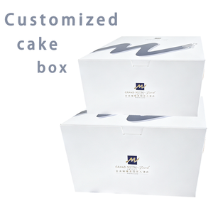 Cajas de pastel de mano gruesas personalizables en varios colores, para fiestas familiares DIY, cajas de pastel de fiesta de baile cúbico usadas - Product Image 2