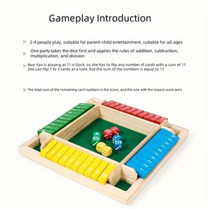 Classics Tabletop Phiên Bản Pub Hội Đồng Quản Trị Trò Chơi Gói Quà Tặng Bằng Gỗ Bảng Bảng Toán Trò Chơi Đóng Hộp Xúc Xắc Trò Chơi Cho Người Lớn Trẻ Em - Product Image 6