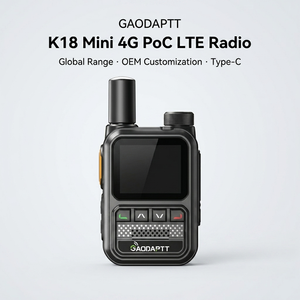 วิทยุสื่อสาร Gaodaptt GD-K18 Mini 4G PoC LTE แบบพกพา ชาร์จผ่านพอร์ต Type-C ใช้ได้ทั่วโลก สำหรับการตั้งแคมป์ - Product Image 1