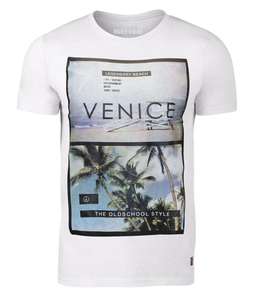 T-shirt en coton uni personnalisé avec logo imprimé, blanc, t-shirt uni pour homme avec logo - Product Image 5