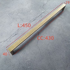 Tùy chỉnh búa tủ xử lý CC 107 284 430 rèn phòng tắm cửa kéo xử lý bạc xử lý - Product Image 3