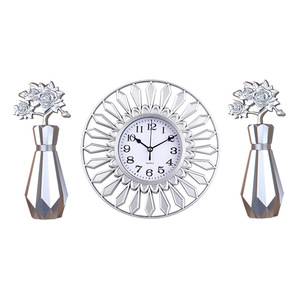 Trang trí nội thất sang trọng vàng hồng 3D số đồng hồ thạch anh sáng tạo tùy chỉnh thiết kế không đánh dấu đồng hồ treo tường - Product Image 5