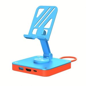 Portable 3 in 1 USB <b>C</b> Hub Adjustable Stand 100W PD <b>Charging</b> <b>Cable</b> 4K 60Hz 30Hz HDTV USB Adapter Stand for Game Accessories - Product Image 1