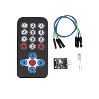 HX1838 IR Kit de control remoto infrarrojo Controlador y receptor para Arduino