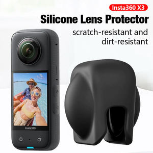 Étui de protection en silicone pour Insta 360 X3, protection d'objectif souple anti-poussière, capuchon de protection pour objectifs, accessoires pour caméra d'<span class=keywords><strong>action</strong></span> - Product Image 4