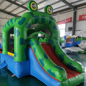 Videur gonflable Offre Spéciale mignon <span class=keywords><strong>grenouille</strong></span> aux grands yeux maison gonflable enfants sautant château pour parc d'attractions - Product Image 3