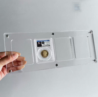 Étui de protection pour pièces de monnaie PCGS NGC à double gradation, en acrylique, avec vis magnétique