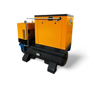 Best Price Naibang 4-in-1 Industrial Fixed Speed Piston Motor Engine 7.5 Kw Oil-Free Quiet <b>Cooled</b> 8 - Product Image 3