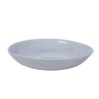 Vaisselle en mélamine motif marbre gris brume, robuste et facile à nettoyer, idéale pour les barbecues en extérieur, les voyages en camping-car, les cafés, les buffets et le service de table.