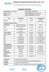 אבקת קולגן ריינווד, אבקת פפטידי קולגן ימיים מרובים, אבקת קולגן שעברה הידרוליזה, אבקת תוסף קולגן - Product Image 2