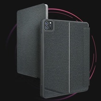 Grosir Pabrik OEM/ODM Keyboard Case Metal Nirkabel USB-C Lepas Pasang Baru dengan Lampu Latar RGB untuk iPad Air 11'' 2024 Ultra Tipis