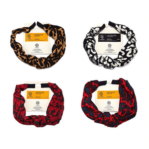 Fascia per Capelli Annodata in Raso Crepe Angelina, 4 Colori, Accessorio Moda per Donne, Stile Casual - Product Image 1