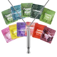 Kit de Viaje de Aceites Esenciales Awake, Inhalador Personal Oral de Acero Inoxidable, Barra de Inhalación Pura, Aromaterapia Portátil de Bolsillo