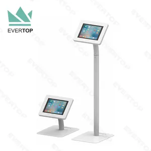 Android Tablet Kiosk LSF01-C 7-10 Inch Security Floor Free Standing Tablet Kiosk Display Stand Lockable Anti-theft Tablet PC Kiosk For IPad Android