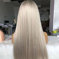 Perruque sans colle avec mèches, cheveux brésiliens 4x4 pour dentelle, densité 150%, HD transparente, mèches brunes, cheveux humains vierges pour femmes