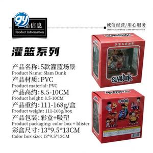 Ensemble de figurines de l'équipe Shohoku de Slam Dunk en position assise, Sakuragi, Rukawa, Miyagi, <span class=keywords><strong>Akagi</strong></span>, Mitsui, modèle de statue d'<span class=keywords><strong>anime</strong></span>, vente en gros - Product Image 2