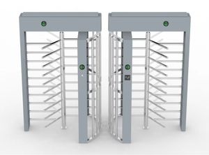 ประตูควบคุมการเข้าออกแบบหมุนได้เต็มรูปแบบ พร้อมระบบ RFID จดจำใบหน้า วัสดุสแตนเลส IP65 ผลิตตามสั่ง - Product Image 3