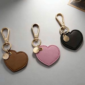 Wholesale Pu Leather Luxury Women Pendant Elegant Pretty Promotional Shaped Heart Keychain <b>Bag</b> <b>Charms</b> - Product Image 5
