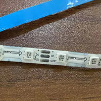 DC5V Piksel Aydınlatma Uzun Lamba Efekti Adreslenebilir Rüya Tabelası Arka Aydınlatma WS2812 Rgbic 120led 6mm Led Şerit Işıklar Programı