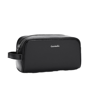 Nouvelle Pochette Homme en Cuir Véritable Style Tendance, Sac à Main Business Décontracté Souple Grande Capacité Imperméable Léger avec Fermeture Éclair - Product Image 1