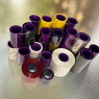 Rouleau de protection thermique rouge AXR 900, alternative résistante aux rayures, 55mm*1100m, compatible Linx TT750, faible MOQ, meilleure qualité-prix