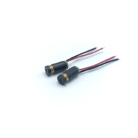 Module de tête laser 650 nm 5 mW, tube laser à motif rotatif rouge
