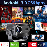 Projecteur Home Cinéma 300 ANSI Lumens 5G FHD Compatible Lecteurs Multimédia Android Boîtier TV 720P Projecteurs Vidéo Intelligents LOGO