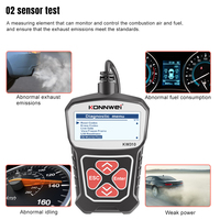 KONNWEI KW310 MS509 MS309 OBDII, lector de código de vehículo, herramienta de diagnóstico automotriz para Analizador de motor de coche, herramienta de escáner OBD2