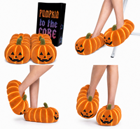 Pantuflas de Calabaza que Brillan en la Oscuridad para Halloween, Pantuflas de Casa de Peluche para Mujer, Divertidas y Personalizadas para Invierno