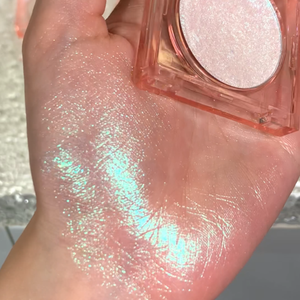 Iluminador Facial Vegano em Pó Compacto Duocromático com Efeito Diamante, Marca Própria, Brilho de Longa Duração com Mudança de Cor - Product Image 4