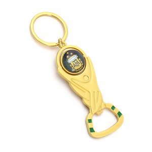 Открывалка для бутылок из металлического сплава с эмалевым логотипом на заказ, посвященная футбольному матчу США-Канада-Мексика - Product Image 2