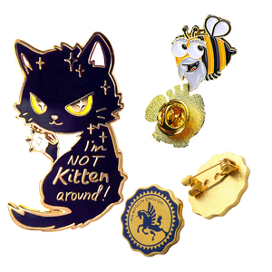 Precio de fábrica logotipo personalizado esmalte solapa pin oro metal broche alfileres gorra de béisbol ropa esmalte suave epoxi PIN - Product Image 4