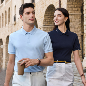 <span class=keywords><strong>Polo</strong></span> de Hombre al por Mayor OEM, 200GSM, Tela de Doble Cara con Amoníaco Líquido, Antiarrugas, Impresión Digital, Logotipo Personalizado, Básico - Product Image 4