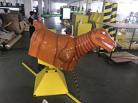 Vente directe usine : Machine simulateur de rodéo, jeu d'équitation, taureau mécanique gonflable design dinosaure à vendre