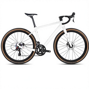 Nueva Bicicleta de Carretera de Fibra de Carbono con Frenos de Disco Hidráulicos y Eje Pasante, Gravel X Wheeltop Gex-13speed, 700*40c, Económica - Product Image 1
