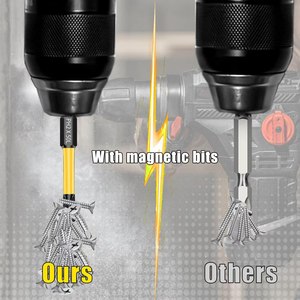 22-Piece Portable <b>Phillips</b> <b>Screwdriver</b> Bit <b>Set</b> S2 Steel Magnetic Electric Tool Kit 25mm Length - Product Image 1