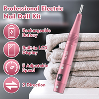Machine à ongles électrique professionnelle sans fil 20000 tr/min haute vitesse pour manucure et pédicure en salon (vente en gros)