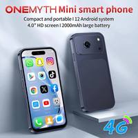A18 Pro Nouveau ONEMYTH Android 12 Double SIM 2 Go + 16 Go 4 pouces 2000 mAh Global Mini Smartphone 4G