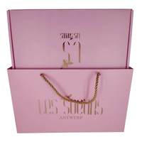Boîtes rigides en carton ondulé pliables, matériaux recyclés, laminage mat, impression personnalisée de logo fantaisie, emballage pour chaussettes