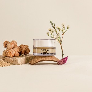 Crema Hidratante Vegana para el Cuidado de la Piel con Agua de Jengibre, Crema Antienvejecimiento con Péptidos, Crema Iluminadora con Niacinamida, Crema de Hidratación Profunda - Product Image 4