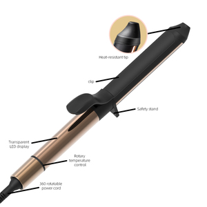Pince à cheveux rotative professionnelle, appareil en titane, outil pour boucler les cheveux, vente en gros, collection - Product Image 3