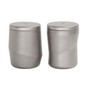 Acampar al aire libre Senderismo 220Ml/7,5 Oz Taza de titanio de doble pared Taza de café de agua portátil moderna para la venta - Product Image 2