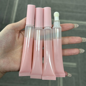 หลอดลิปกลอสเปล่าขนาด 10 กรัม บรรจุภัณฑ์เครื่องสำอางพลาสติกพร้อมฝาเกลียว สำหรับลิปบาล์ม น้ำมันบำรุงรอบดวงตา พร้อมพวง<span class=keywords><strong>กุญแจ</strong></span> - Product Image 5