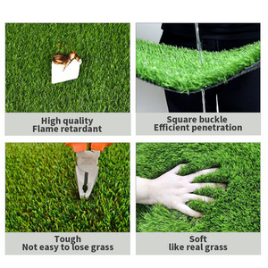 Nhựa nhân tạo Turf thể thao sàn đám cưới Vườn Rừng Xanh cỏ nhân tạo - Product Image 3