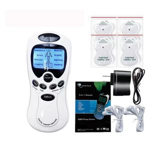Imballaggio inglese <span class=keywords><strong>4</strong></span> pastiglie di agopuntura digitale terapia macchina massaggiatore di impulsi elettronico massaggiatore di strumenti sanitari - Product Image 5