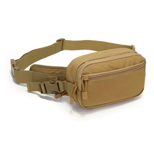 Sac de taille tactique sac de transport dissimulé avec étui à pistolet sac banane MOLLE pour extérieur/EDC pochette étanche à tirage rapide - Product Image 2