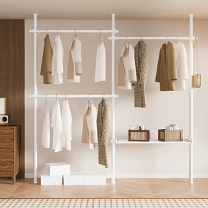 YIJIALE Scaffali Metallici Componibili Fai-da-Te, Facili da Montare, Ecologici, Regolabili, <span class=keywords><strong>Armadio</strong></span> Portatile - Product Image 1